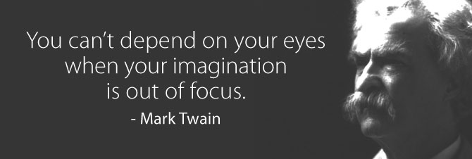 Mark Twain quote - Imagination
