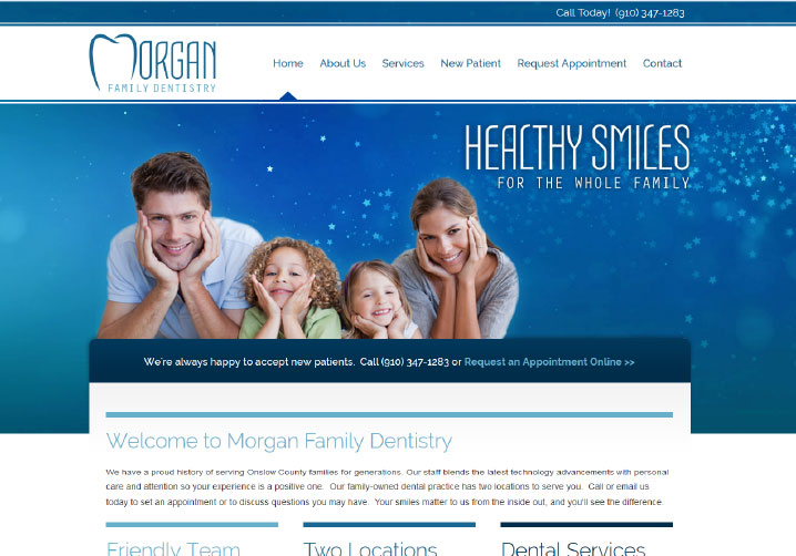 Morgan Dental Website