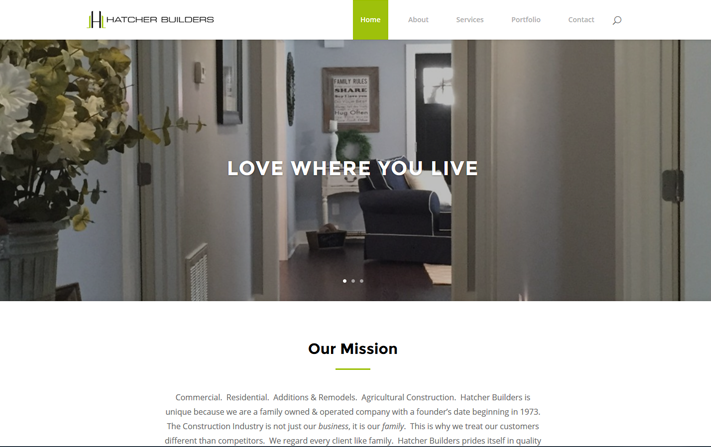 Hatchers Branding Hatchers Builders Website