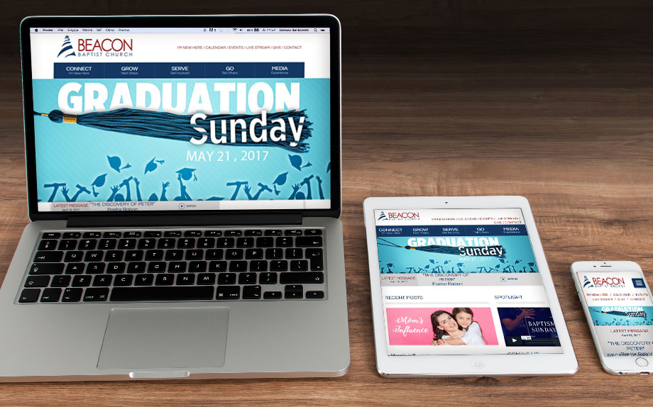 Beacon Baptists Raleigh NC Website Responsive Website Development & Integrations