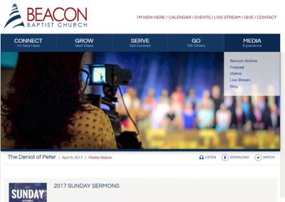 Beacon Baptist Responsive Website