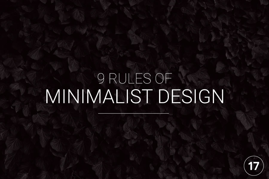 9 Rules for Minimalist Graphic Design