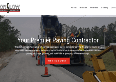 Onslow Grading & Paving Website