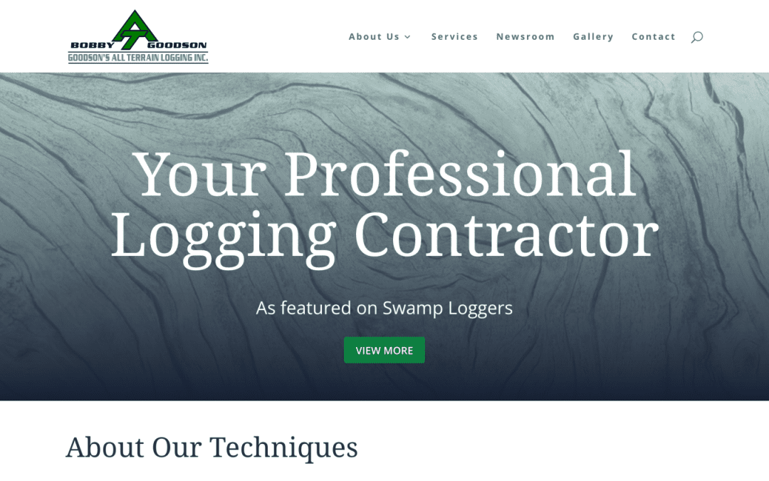 Goodsons All Terrain Logging Website