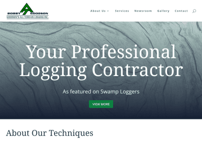 Goodsons All Terrain Logging Website