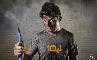 Man with DIY project gone wrong