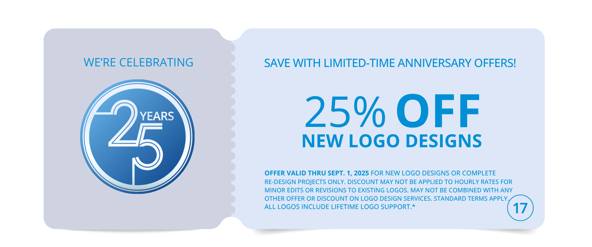 25% Off New Logo Designs